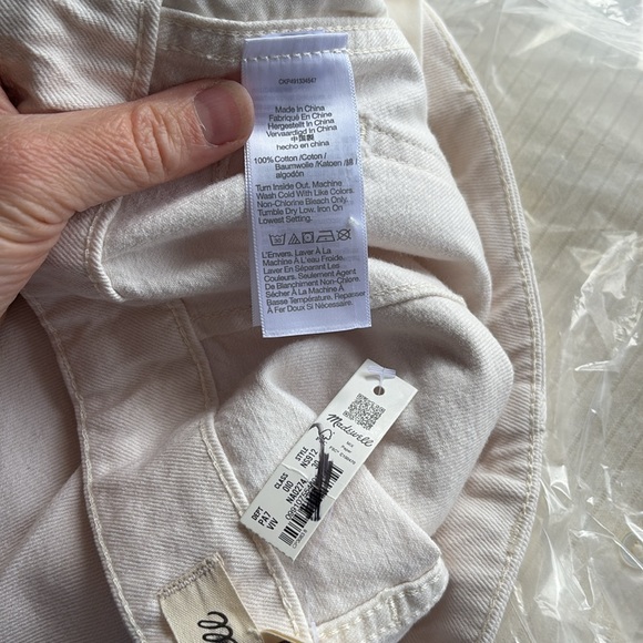 Madewell Wide Sweep Denim Trousers‎ Womens Size
30 Vintage Ivory - Picture 9 of 11